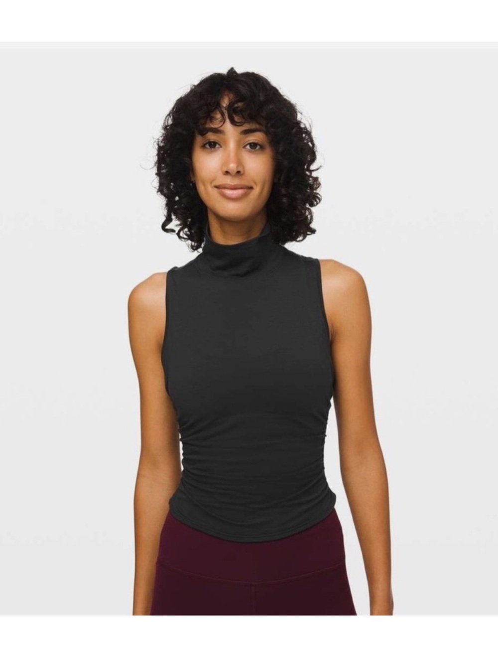 Lululemon See the Horizon Sleeveless Mock Neck Top - Black